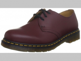 Dr.Martens poltopánky CR 1461z bordové bez oceľovej špičky 